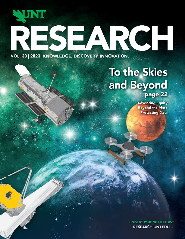 2023 UNT Research Magazine cover
